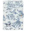 Protège carnet de santé Toile de Jouy bleu