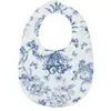 Tartine et Chocolat - Bavoir Toile de Jouy Bleu marine taille unique