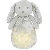 Peluche bruit blanc lapin Toile de Jouy gris
