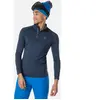 Rossignol Sous-pull Ski Homme Classique 1/2 Zip bleu marine M