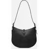 Moonrise Hobo Grained Leather par Zadig & Voltaire Noir T.U Sacs