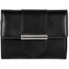 Portefeuille A rabat avec fermoir Paris Ily Lancaster 131-050 Noir