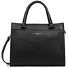 Lancaster - Sac À Main M - Foulonnée Double - Noir- Femme