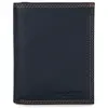 Portefeuille Lancaster en cuir ref_lan25386-bleuf-camel Bleu