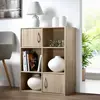 COMPO Meuble de rangement contemporain coloris chêne - L 62 cm