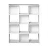 COMPO Meuble de rangement contemporain blanc mat - L 92 cm