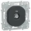 Schneider Prise TV simple Ovalis Schneider Anthracite