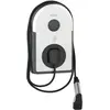Schneider EVB3S22NC0M Pro AC Wallbox - 22 KW - Colonne de Charge pour Voiture électrique - Câble T2 - Mid, 6 mA, IP55, IK10, Lecteur NFC/RFID