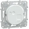 Prise RJ45 grade 3 cat 6 STP réseaux VDI Schneider Ovalis blanc