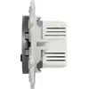 Mécanisme double chargeur usb A + C 12W Schneider Odace aluminium