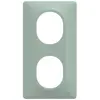 Plaque De Finition Déco Ovalis Schneider 2 Postes - Vertical - Sauge 5