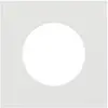 Plaque Odace Blanc craie 1 poste (S920702)