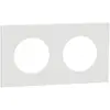 Plaque Odace Blanc craie 2 postes (S920704)