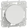 Schneider Interrupteur va et vient lumineux Odace 230 V blanc