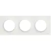 Schneider Plaque de finition 3 postes Odace Styl blanc