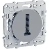 Schneider Prise téléphone conjoncteur en "T" Odace aluminium