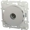 Schneider Prise télévision Odace aluminium