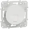 Prise RJ45 encastrable  SCHNEIDER Odace S52A471 - 8 pins Cat.5 blanc