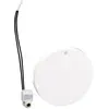 Enjoliveur blanc complet + 1 LED Bleu Schneider