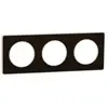 Plaque Schneider Odace Touch Bronze Brossé 3Postes