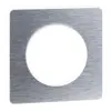 Schneider Plaque aluminium brossé - 1 poste - Touch - Odace SCHNEIDER