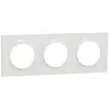 Schneider S520706 Plaque 3 postes Odace Styl Blanc