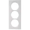 Schneider - plaque schneider odace styl blanc 3 postes S520716