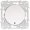 Schneider Interrupteur va-et-vient ODACE 10A à vis blanc lumineux - - S520263