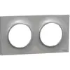 Schneider - schneider odace styl plaque double aluminium - S520704E