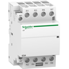 Schneider Contacteur acti 9 modèle ict, 4 pôles avec 4 contacts ouverts (4o)