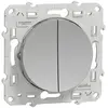 Schneider Electric - Double poussoir aluminium connexion rapide schneider S530216