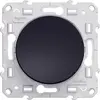 Schneider Interrupteur poussoir Odace anthracite