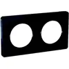 Schneider - Plaque de finition 2 postes horizontal/vertical anthracite Odace