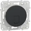 Schneider Odace, prise RJ45 Anthracite, grade 3 (multimédia) cat. 6 STP, à vis
