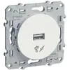 Schneider Prise alimentation USB 5V Odace anthracite