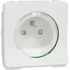 Prise terre étanche composable Mureva 1 poste blanc Schneider