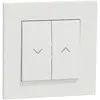 Interrupteur volet roulant complet Miluz, SCHNEIDER ELECTRIC, blanc