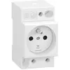 Prise modulaire 2 P + T phase + neutre Schneider 16 A
