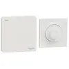 Kit Variateur de lumière connecté + passerelle 1 poste Wiser Odace Blanc Schneider