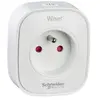 Prise connectée et répéteur Schneider Electric Wiser blanc