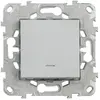 Schneider - Bouton poussoir avec voyant LED 10A connexion rapide aluminium Unica