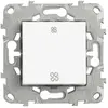 Mécanisme commande VMC 2 boutons Schneider Electric Unica Déco blanc