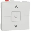 Schneider Interrupteur rupteur volet-roulant 3 touches 6 a 2 modules blanc unica