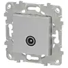 Schneider Prise TV simple aluminium Unica
