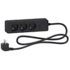 Schneider Multiprise 3 prises 2P+T - Cordon 1,5 mètres - Anthracite