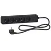 Schneider Rallonge Multiprise SCHNEIDER 5 Prises 2P+T Anthracite 1,5m
