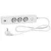 Zenitech Multiprise 3 prises 2P+T avec 2 USB - 1,5 m - Blanche