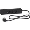 Multiprise 3 prises + 2 usb Schneider Odace anthracite 1.5 m