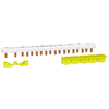 Schneider Tableau électrique RESI9 XP - Peigne monobloc - 1P+N - 63A - 8 modules