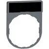 Schneider - Harmony porte-étiquette plate 30x40 plastique gris avec ét...